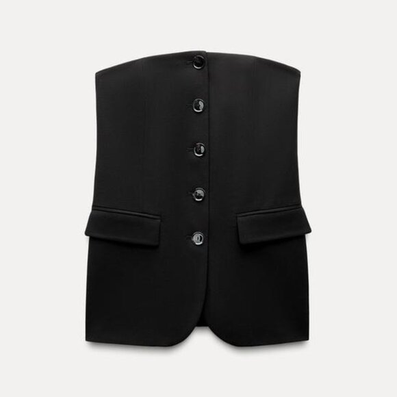 NWT Zara Strapless Top - Picture 1 of 3